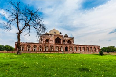 Humayuns mezar, Delhi, Unesco Dünya Mirası sit alanı. Babür hanedanına tarihi anıtlar