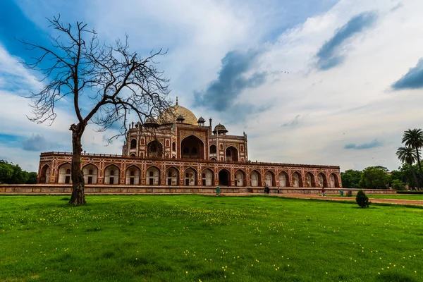 Humayuns Graf Delhi Een Unesco World Heritage Site Een Historische — Stockfoto