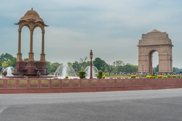 인도 게이트와 캐노피 제 1 차 세계 대전 기념관 — 스톡 사진