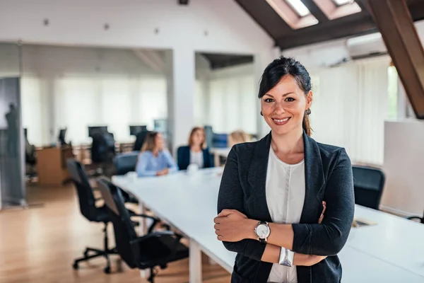 Retrato Mujer Líder Empresarial —  Fotos de Stock
