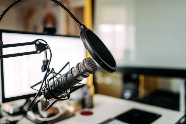 Podcast ev stüdyosu kapalı 