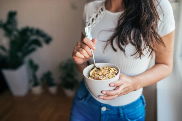 Desayunar Sano Casa — Foto de Stock