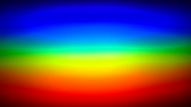 Barvy Duhy Textura Barevné Tóny Spektra Přírodní Odstíny Blikající Barevné — Stock video
