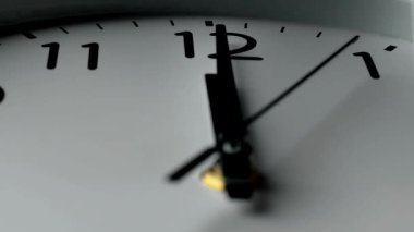Beyaz arkaplanda saati kapat