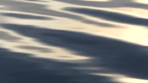 Textuur Van Golf Blauw Wateroppervlak Vloeibare Textuur Achtergrond — Stockvideo