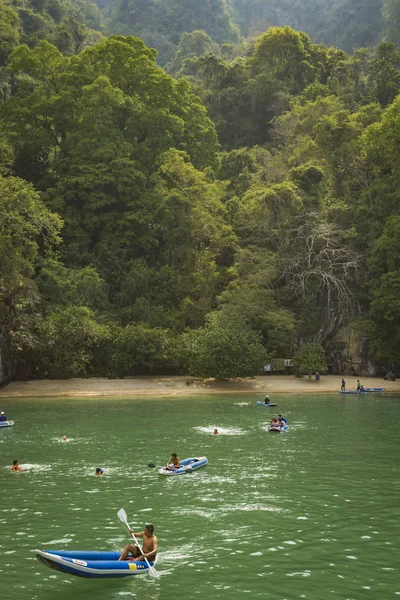 Canoë Kayak Nageurs Thaïlande — Photo