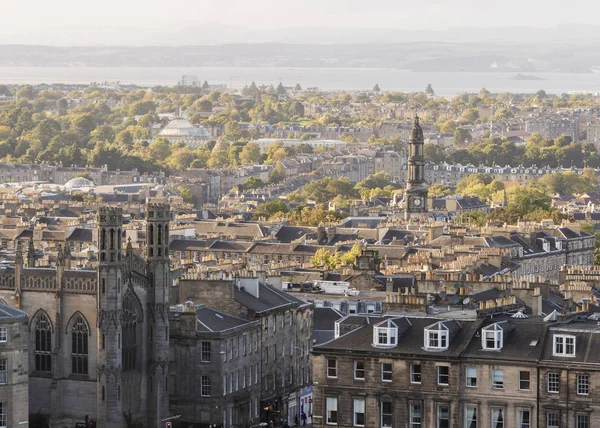 Marys Parish Church Edinburgh Skyline Escócia — Fotografia de Stock