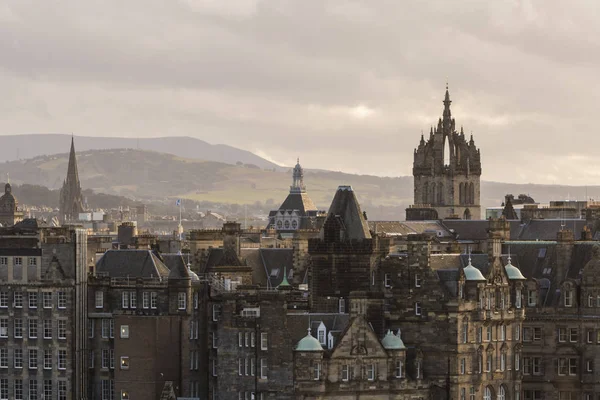 Catedral Giles Pentland Hills Edimburgo Skyline Escócia — Fotografia de Stock