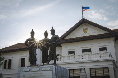 Üç Kings anıt Chiang Mai, Tayland