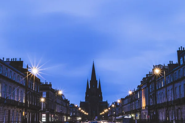 Mary Cathedral Zmierzchu Edinburgh Szkocja — Zdjęcie stockowe