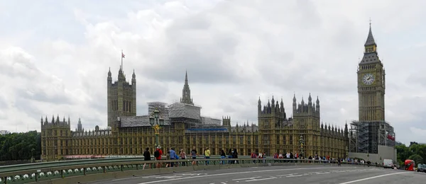 Vista Panorâmica Big Ben Palácio Westminster Londres Inglaterra Reino Unido — Fotografia de Stock