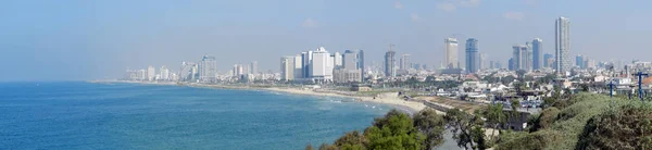 Panoramiczny Widok Tel Awiw Strzał Jaffy — Zdjęcie stockowe