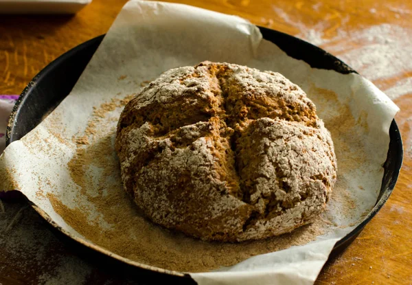 Vecchio Ricevimento Tradizionale Pane Sodai Irlandese — Foto Stock