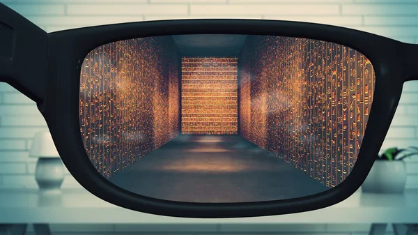 Multi Dimensie Brillen Egyptische Concept Art — Stockfoto