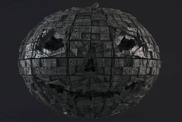 Sci-Fi Halloween balkabağı kafa Jack O fener