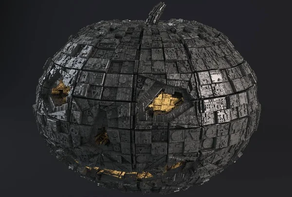 Sci-Fi Halloween balkabağı kafa Jack O fener