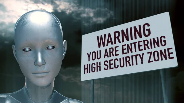 Android Artificial Intelligence High Security Zone Warning
