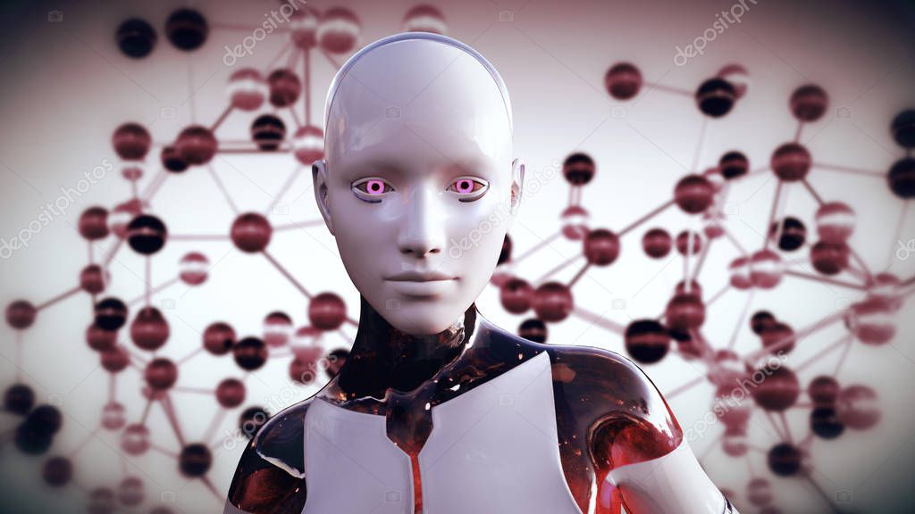 Artificial Intelligence AI Scientific Concept