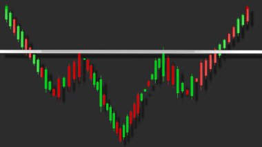 Ters Baş ve Omuzlar Stok Grafik Desen 3d İllüstrasyon