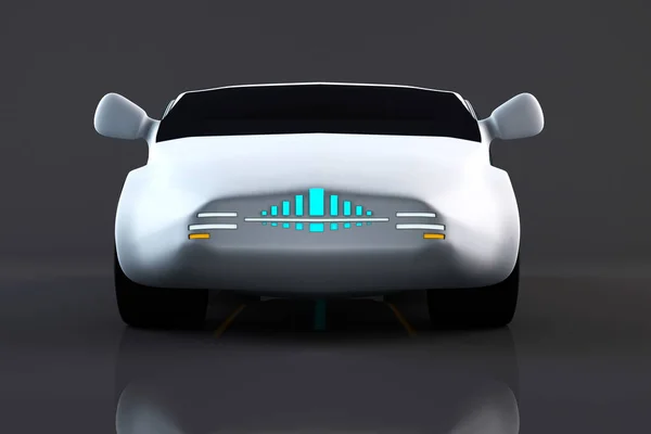 Autonomus Electric Vehicle Concept Design Illustration — Stock Photo, Image
