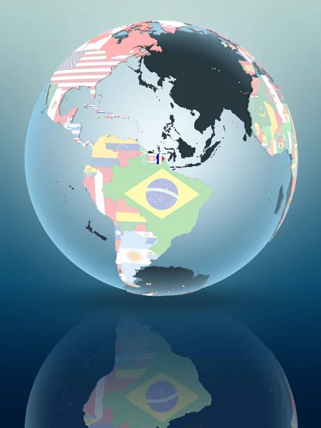 Globo-Terráqueo-Mapa-Físico - Download Free 3D model by