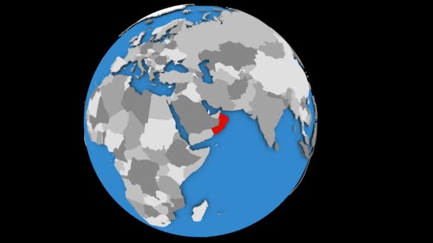 Omã no mundo político — Vídeo de Stock