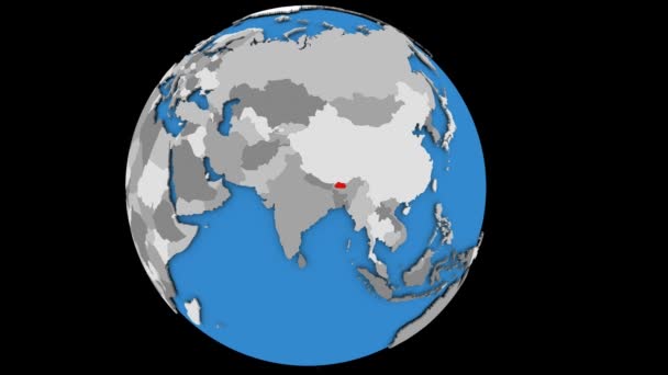Бутан на политической арене — стоковое видео
