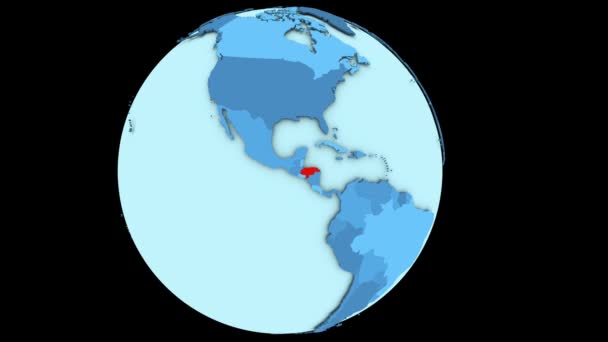 Honduras pe planeta albastră — Videoclip de stoc