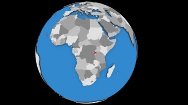 Üzerinde siyasi dünya Ruanda üzerinde yakınlaştırma