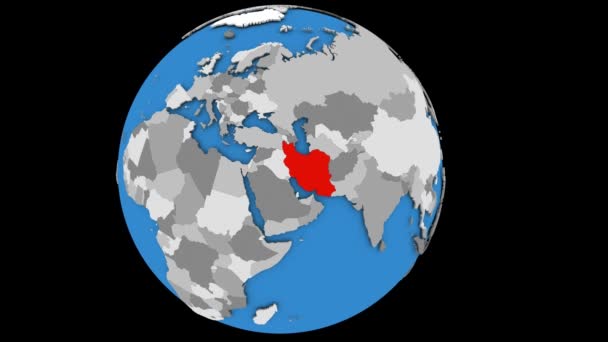 Acercándonos a Irán en el mundo político — Vídeos de Stock