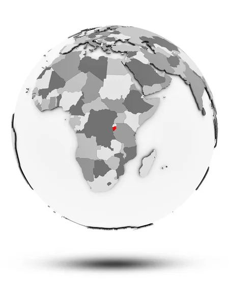 Μπουρούντι Απλό Γκρι Υδρόγειο Σκιά Που Απομονώνονται Λευκό Φόντο Απεικόνιση — Φωτογραφία Αρχείου