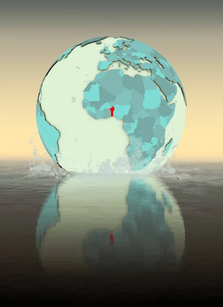 Бенін Всьому Світу Хлюпалися Воду Ілюстрація — стокове фото
