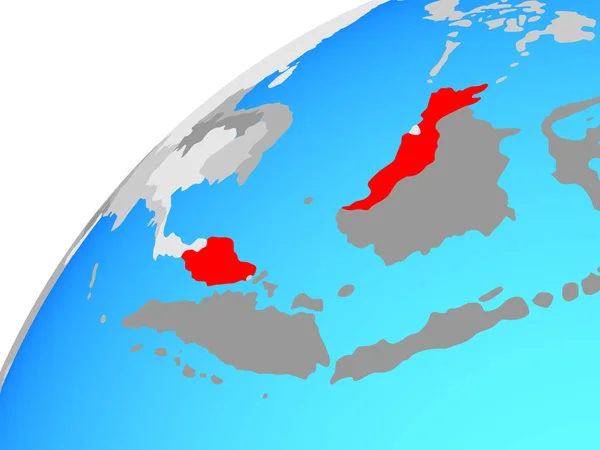 Maleisië Wereldbol Illustratie — Stockfoto