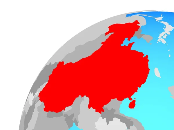 세계에 중국입니다 일러스트 — 스톡 사진