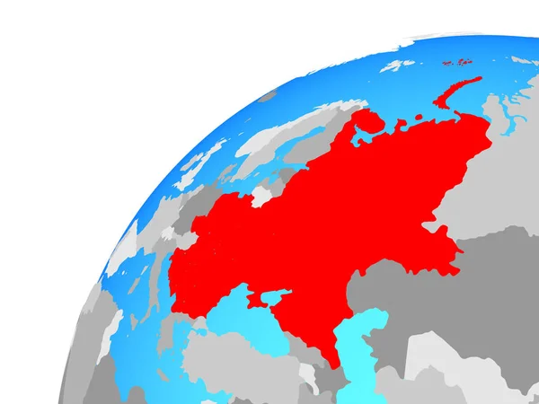 Osteuropa Auf Dem Globus Illustration — Stockfoto