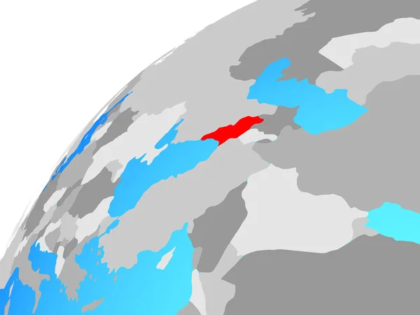 Georgië Wereldbol Illustratie — Stockfoto