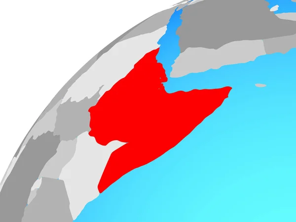 Сомалійський Півострів Всьому Світу Ілюстрація — стокове фото