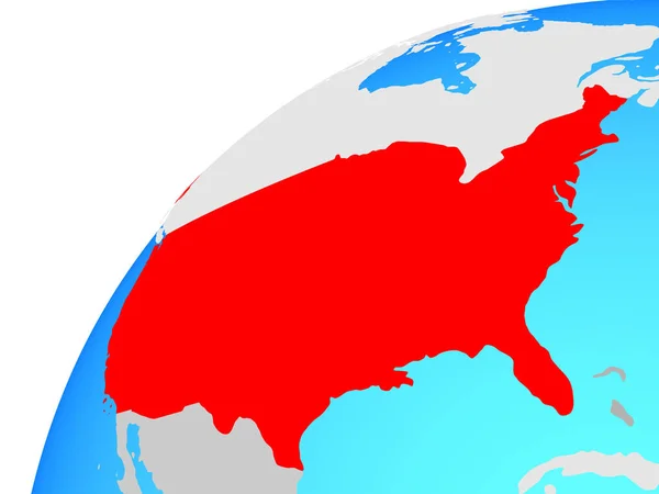 United States Globe Illustration — Stock Photo, Image