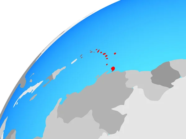 Карибы Земном Шаре Иллюстрация — стоковое фото