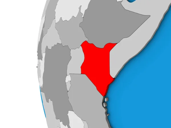 세계에 케냐입니다 일러스트 — 스톡 사진