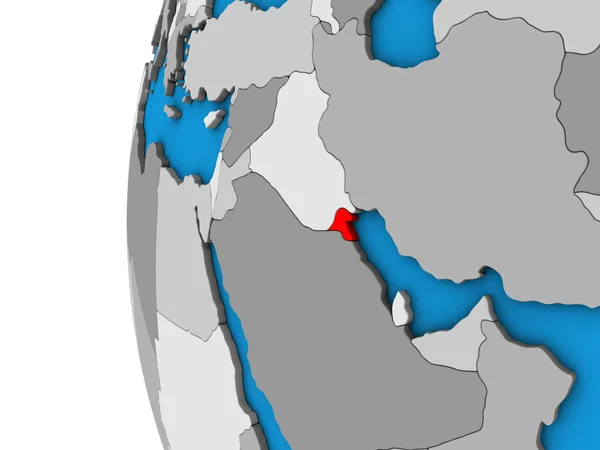 Kuwait Sinisellä Pallolla Kuva — kuvapankkivalokuva
