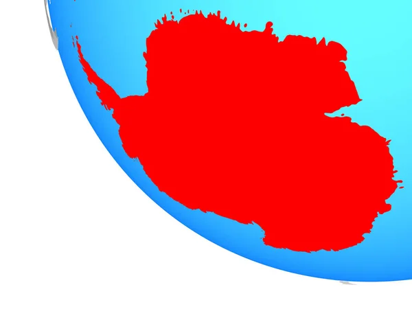 Антарктида Простий Земної Кулі Ілюстрація — стокове фото