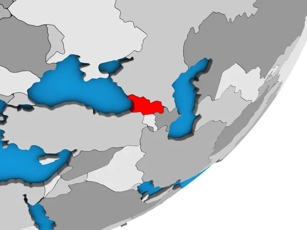세계에 조지아입니다 일러스트 — 스톡 사진