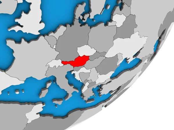 세계에 오스트리아입니다 일러스트 — 스톡 사진