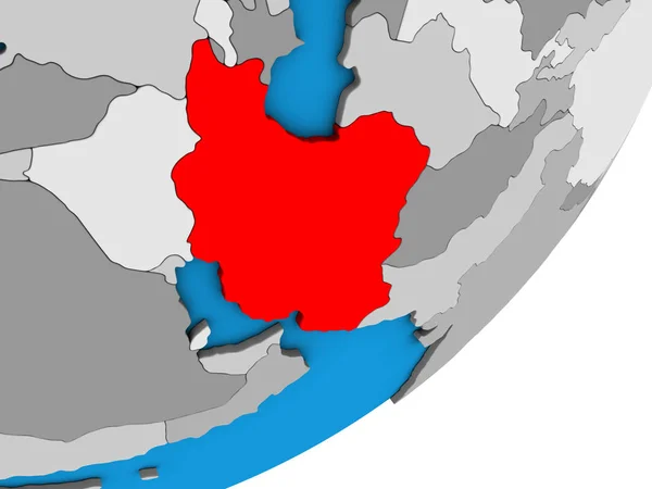 세계에 이란입니다 일러스트 — 스톡 사진