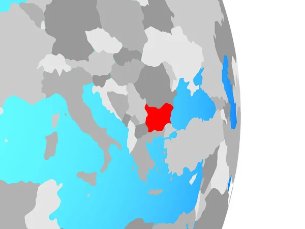 Болгарія Простий Політичних Земної Кулі Ілюстрація — стокове фото