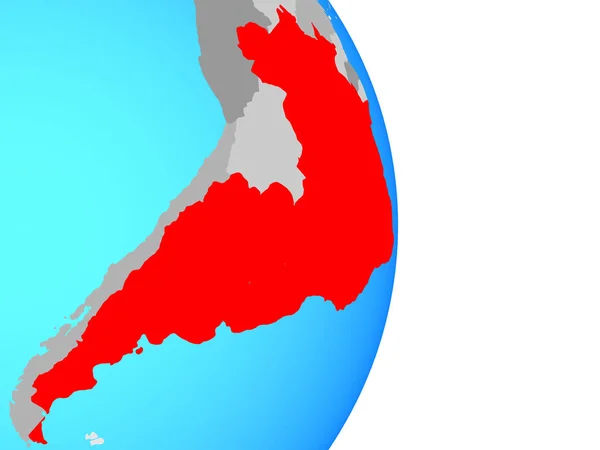 Memebers Del Mercosur Simple Globo Político Ilustración —  Fotos de Stock