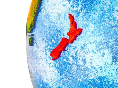 Asean üye devletler görünür ülkeler ve sulu okyanusların 3d dünya üzerinde vurgulanır. 3D çizim.