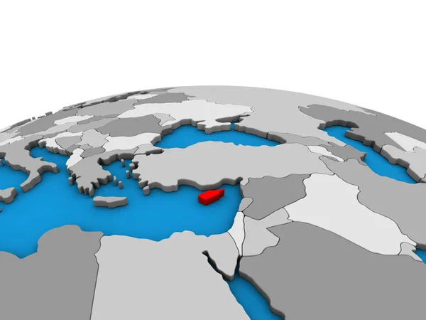 Кіпр Політичні Моделі Землі Ілюстрація — стокове фото