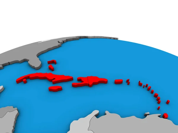 加勒比政治3D — 图库照片